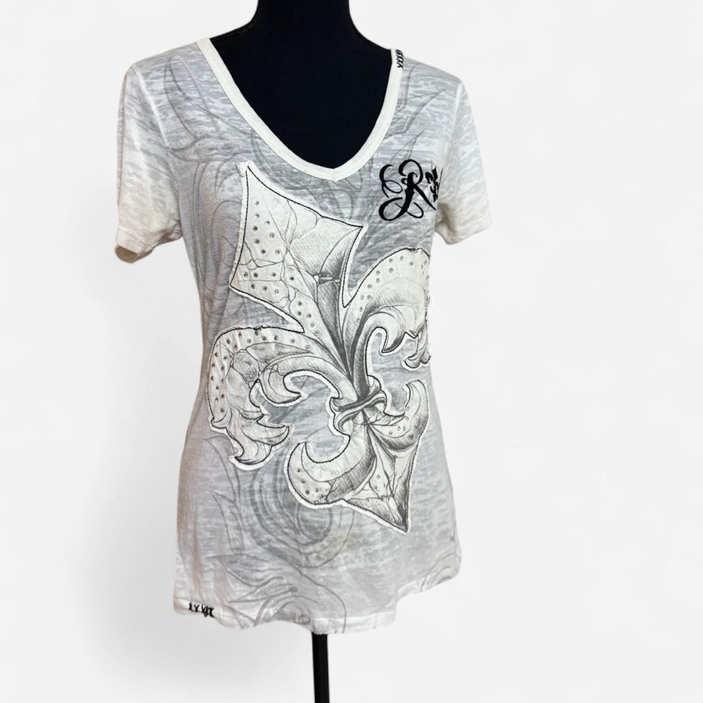 Y2K Graphic Bling Tee